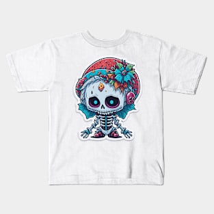 Skeleton Xmas Kids T-Shirt